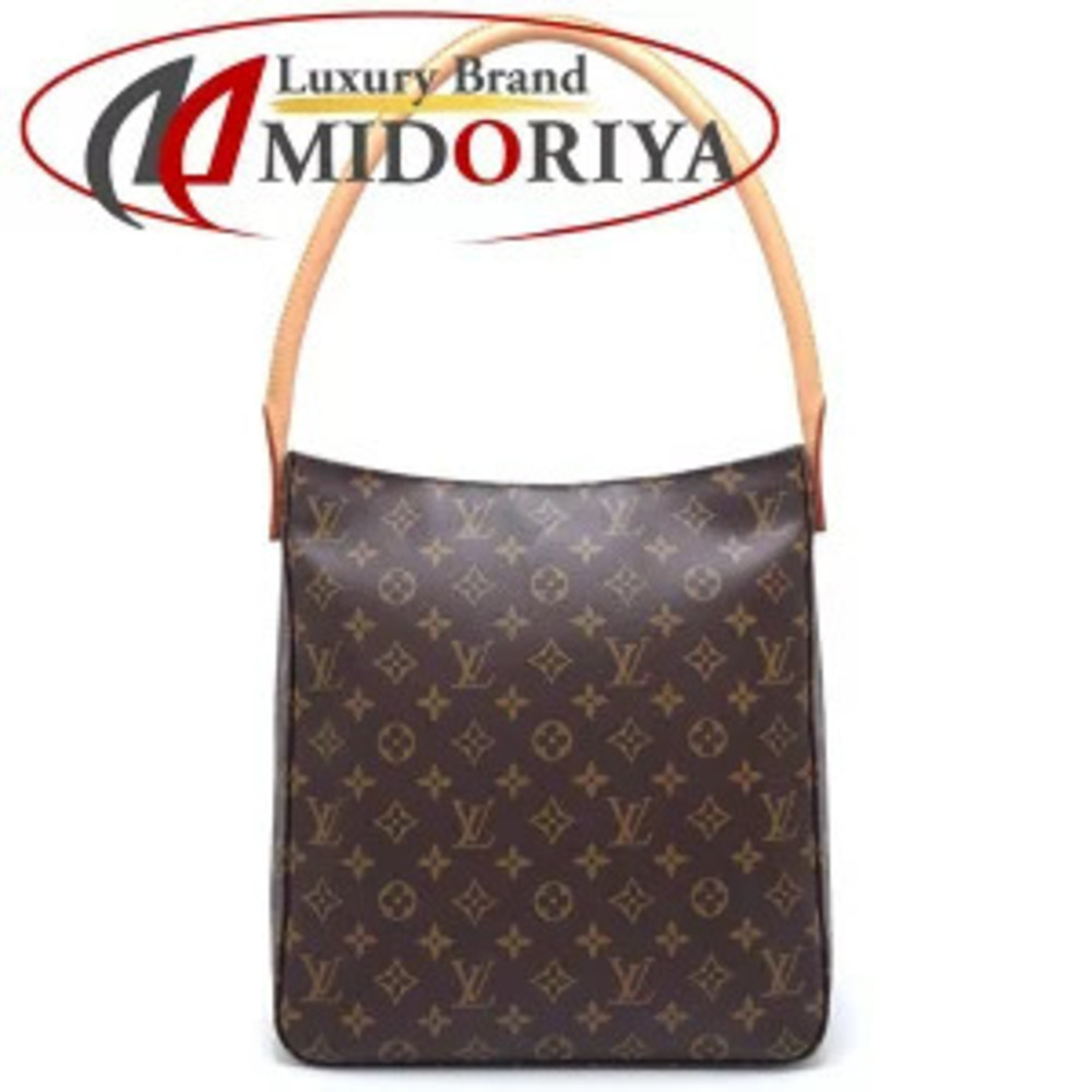 LOUIS VUITTON Monogram Looping Shoulder Bag Brown